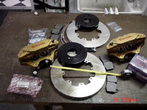 brembo 4 piston caliper kit